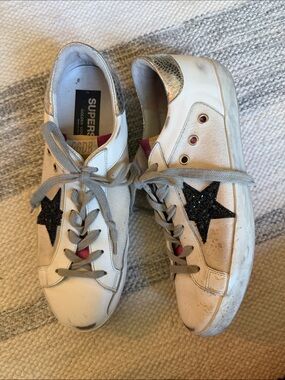 Golden Goose Superstar Glitter Star Sneaker